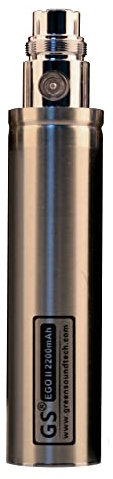 FOXFIVES GS Ego II 2200mah Huge Battery Edition 510 Nicotine Free Empty Device (Silver)
