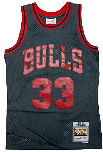 Mitchell & Ness NBA Space Knit Swingman Jersey - S. Pippen, Chicago Bulls