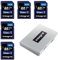 Integral 16GB SD 5 Pack card in a 6-slot protective metal card holder case High Speed memory SDHC up to 100MB/s V10 UHS U1