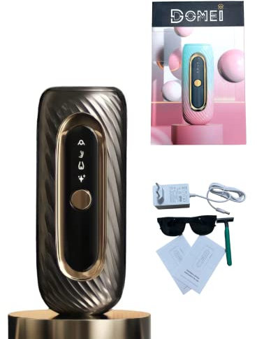 Épilateur Lumière Pulsée avec Point de Congélation, avec Rajeunissement de la Peau sans Douleur 3 modes et 2 option pour Femme et Homme, Visage,Corps,Bikini, Aisselles (Noir)
