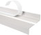 Quest Treppenkantenprofil Selbstklebend 40x25mm – Antirutsch Treppenkantenschutz aus Kunststoff PVC – Weiß, 150cm
