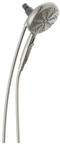 Delta Faucet 6-Spray SureDock Magnetic Shower Head with Handheld Spray, Brushed Nickel Shower Head with Hose, Showerheads & Handheld Showers, Handheld Shower Heads, Hand Shower, Stainless 75613-SN