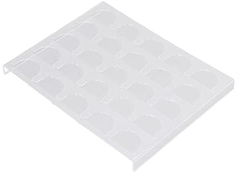 25 Support de Tiroir de Rangement pour Dosettes de café pour Capsules 12,6 X 9,8 Pouces Porte-Capsule de Tiroir en Cristal pour, Plateau de Rangement Pr