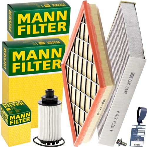 Mann Filter Inspektionspaket | CUK2442 (LAK472)+C27107+HU6023Z+49471176+MN1801 Kompatibel mit Cascada (W13), Tourer C (P12)