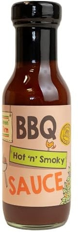 South Devon Chilli Farm | Hot ’n’ Smoky BBQ Sauce, Homegrown, Gluten Free, Vegan, Delicious Marinade, Barbecue Dipping, for Chilli Lovers, 280g