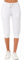 Smith & Solo Jogginghose Damen 3/4 - Sporthose Capri Kurze Hose Yogahose Damen, Freizeithose Laufhose Sommer Kurz Hosen,Trainingshose Fitness Sweathose (Weiß, XL)