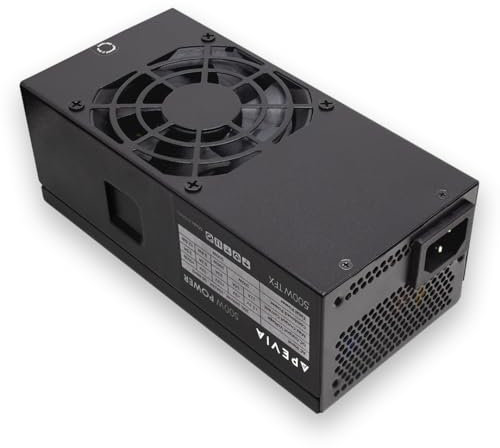Apevia TFX-PFC500W TFX 500W Festkabel, volle Reichweite Active PFC Computer Netzteil ..
