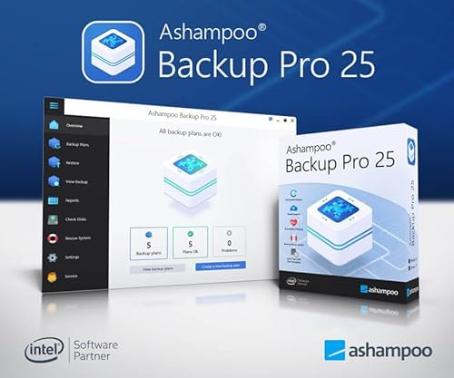 Ashampoo Backup Pro 27 Windows 10 11 Backup Software Genuine Lifetime Activation Licence Key - Always Latest Version - 32gb USB Stick