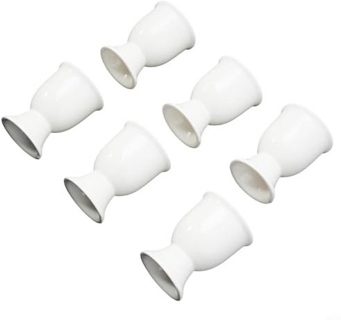 Lot de 6 coquetiers en céramique pour petit déjeuner - En porcelaine - Pour la cuisine