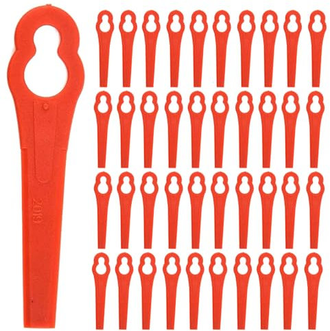 Dxyue Lot de 50 lames de rechange en plastique pour débroussailleuse Stihl Polycut 2-2 Polycut 3-2 FSA 45 FSA 57, numéro de pièce : 40080071000