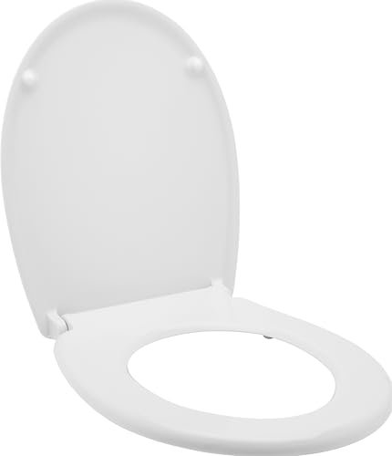 Casablanca Thermoset White Toilet seat and Cover Stainless Steel Hinge 20120728