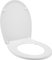 Casablanca Thermoset White Toilet seat and Cover Stainless Steel Hinge 20120728