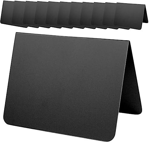 Tofficu 10 Kleiner Pvc Abwischbar Stück Kreidetafeln Wiederverwendbar und Laden und Hochzeit als Tischschilder