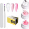 GZSYY Gel Construction Ongle UV Gel de Construction Ongle Gel Nail Gel Construction Ongle UV Transparent Rose Builder Gel Nail Extension Gel