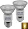 Lange PAR16 E27 LED Spot Strahler Dimmbar 3000K Warmweiß,Hohe Helligkeit JDR 5W(Ersetzt 50W-75W Halogenlampe),36° schmaler Abstrahlwinkel,Glasreflektor Spotlampe,Warmweiss LED E27 Energiesparlampe