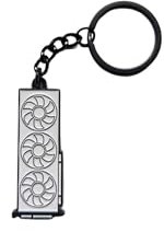 Generisch Schlüsselanhänger Gaming Grafikarte, Gaming Schlüsselanhänger, Gamer Schlüsselbund, PC-Gamer Anhänger Grafikkarte