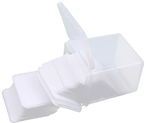 Lot de 200 tampons en coton non pelucheux - Lingettes de nettoyage pour ongles - Pour le nail art - Pour le gel