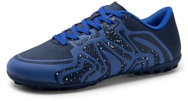 DREAM PAIRS Herren Fußballschuhe Training Sportschuhe Hallenfussballschuhe Fußballspiel Fussballschuhe,Size 47,Marine/Königlich,DMUMSO2502
