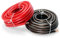 Cavo per auto a 4 gauge, morbido silicone (4,9 m nero + 4,9 m rosso) CCA cavo batteria audio per auto, cavo elettrico 4AWG/saldatura a terra, cavo elettrico per audio RV RC rimorchio riparazione