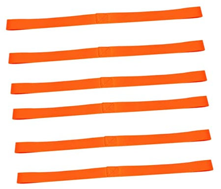 Mikinona 6stücke Teiliges Zurrschlaufen Aus Strapazierfähigem Material Vielseitige Spanngurte Zur Ladungssicherung Für Motorrad ATV Utv Scooter Und Gartengeräte Orange