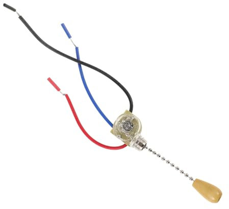 Gadpiparty Ersatz Lichtschalter für Deckenventilator Zugschalter mit Einzigartigem Design für Hängende Ventilatoren und Deckenleuchten Langlebig