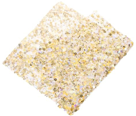 Goldene Nagelmatte für Tisch Weihnachten Feier, Glänzend für Maniküre