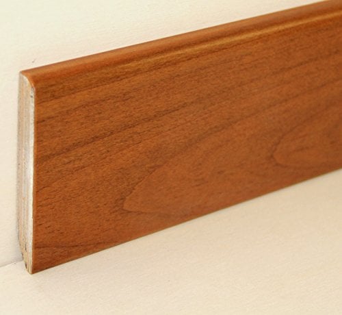 Hobby Legno - Battiscopa Rivestito In Legno Di Ciliegio Verniciato mm. 82X13X2400 (Nr.2 pezzi totalemetri 4, 80)