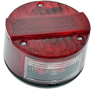 Ost2rad Rücklicht rund komplett passend für Simson S50 S51 SR50 KR51 mit E-Prüfzeichen, PMMA