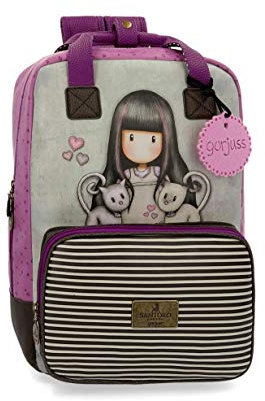 Santoro Gorjuss Tall Tails Laptop-Rucksack Mehrfarbig 29x40x13 cms Synthetisches Leder 15,6 15.08L