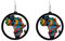 1 Paar Classic Wood Afrika-karte Ohrringe Aus Holz Karte, Anhänger, Ohrringe Für Weibliche Mädchen Schmuck Geschenk