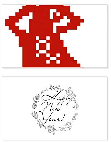 Geburtstagskarte für das neue Jahr, MotivRussland Mosaik