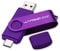 WANSENDA USB C Stick 128GB, USB-Stick Typ C Speicherstick OTG USB 3.0 Dual Flash Drive 2-in-1 Memory Stick für Tablet, PC, MacBook, Typ C Android Handy (128G, Lila)