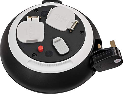 Brennenstuhl Comfort-Line Cable Box with USB-Charger Black/White 3m H05VV- F3G1.5 *GB*