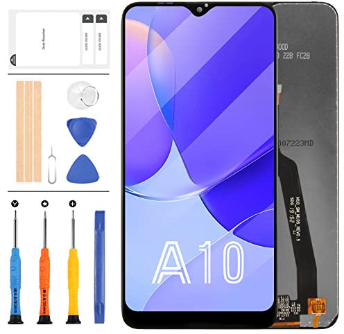 Écran de rechange d'origine pour Samsung Galaxy A10 2019 A105F LCD Screen A105 A105G A105M A105F/DS SM-A105 - Kit de réparation de panneau tactile (noir sans cadre)