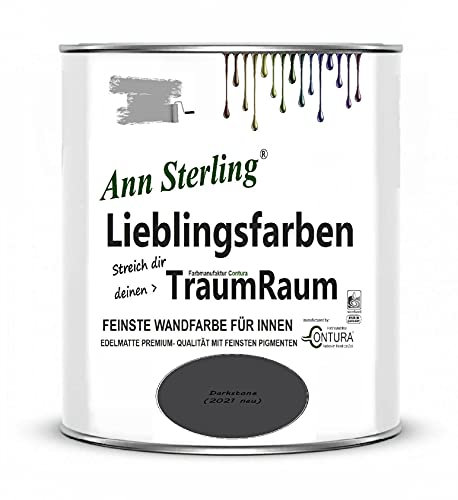 Ann Sterling Wandfarbe Innenraumfarbe Lieblingsfarben Color Farbe Innenfarbe Deckenfarbe (Darkstone)