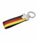 Schlüsselanhänger GERMANY aus Segeltuch und Kunstleder, Metallring, deutsche Flagge, Einheitsgröße