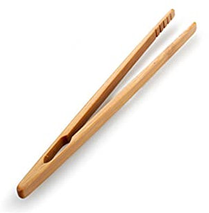Les Pinces à Pain Grille-Pain en Bois Pinces de Cuisine Pince à Fruits pour Pain grillé aux Fruits et cornichons Artisanat Fin Nouveau et Populaire Agréable, 18cm