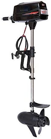 48 V 8,0 PS Elektrischer Außenbordmotor 8 PS 2200 W bürstenloser Motor, Aussenborder Elektromotor für Schlauchboote, Kanus und Fischerboote aus Aluminium