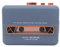 Class Portable Cassette Player Speaker & Headphones - Blue/Gold C14