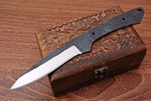 MAQSON Rohling Messerklinge Klinge Karbonstahl 1095 Carbon Jagd Nicker 763EA