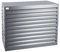 EVOLAR Evo-Cover Abdeckung/Verkleidung für Klimaanlage und Wärmepumpe für Außengerät Garten Balkon – Schutzgitter/Sichtschutz aus Aluminium mit Lamellen – Modell: MEDIUM, Farbe: ANTHRAZIT