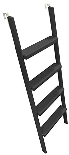Hochbett Leiter Etagenbett-Leiter Ersatz, Innenraum RV Camper Etagenleiter Aufstiegsleiter Für Twin Volle Größe Betten, 4 5 6 7 Stufen Leiter Mit 8cm Breitem Pedal & Haken, Erwachsene Kinder ( Color :
