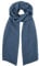 TOM TAILOR Damen Plissee Schal mit Glitzer, Stormy Sea Blue, ONESIZE