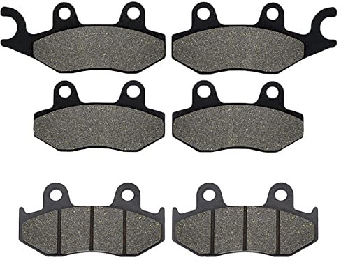 Motorrad Für Yamaha YFZ450 YFZ 450 ATV YFZ450R YFZ 450R 2006–2015 YFM700 Raptor YFM 700 YFM 700R 2013–2018 Bremsbeläge Vorne Und Hinten (Color : Front and Rear)
