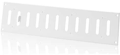 400x100mm Rejilla de Ventilación Regulable Blanco - Rejillas Metálicas