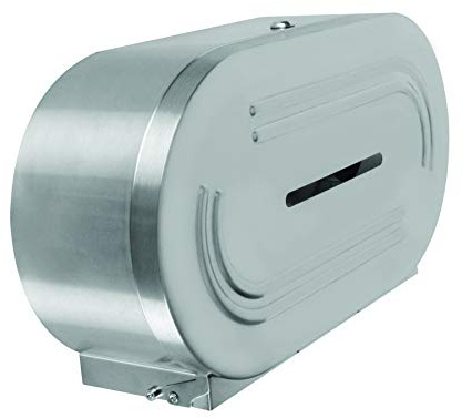 Thunder Group SLTD302 Jumbo-Roll Distributeur de Papier Toilette Double en Acier Inoxydable 18/8