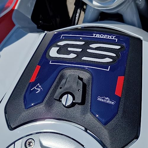 Resin Bike Aufkleber Motorrad Kompatibel Mit BMW R 1250 GS Adventure 2021-2022 Trophy. Schutz Motorrad Gepäckträger vor Stößen und Kratzern. Aufklebersatz 3D-Harzklebstoff - Stickers