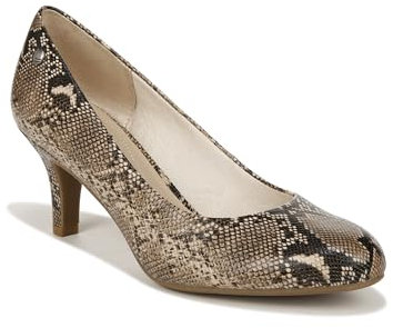 LifeStride Décolleté Parigi Donna, Serpente Nocciola, 36 EU