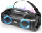 Duronic BX48 Altoparlante Bluetooth portatile 80W | Boombox wireless con luci RGB | Resistente all'acqua IPX5 | Durata della batteria di 4,5 ore | Cassa Bluetooth senza fili Compatibile con USB-AUX
