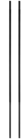QUARKZMAN 2pz Lima Motosega 5/32(4mm) Acciaio Carbonio Temprato a Raspatura Rotonda Manico Plastica Lucidatura Catena Motosega